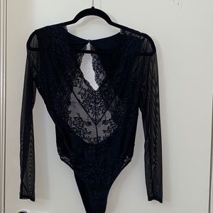 Sexy Black Bodysuit